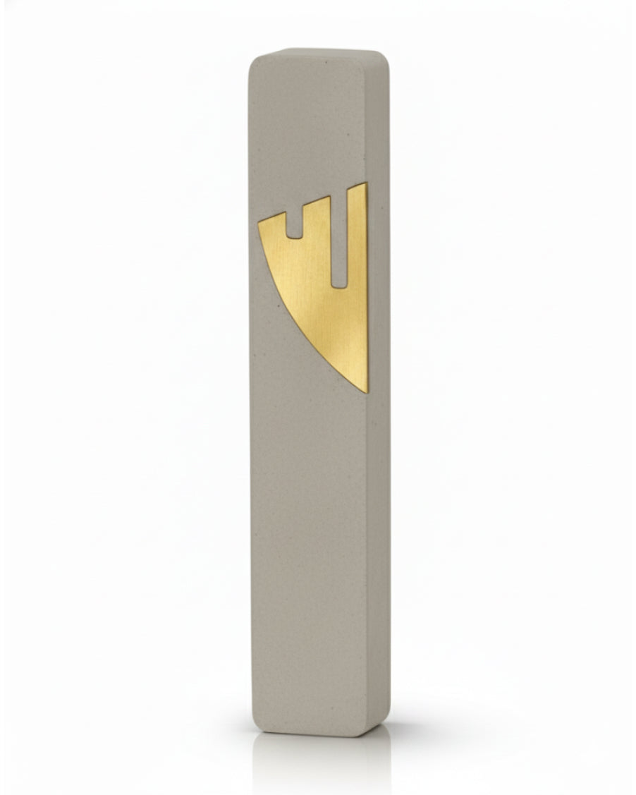 The Concrete Mezuzah- Golden Shin