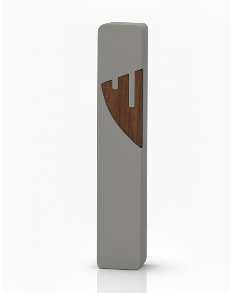 The Concrete Mezuzah- Walnut Shin