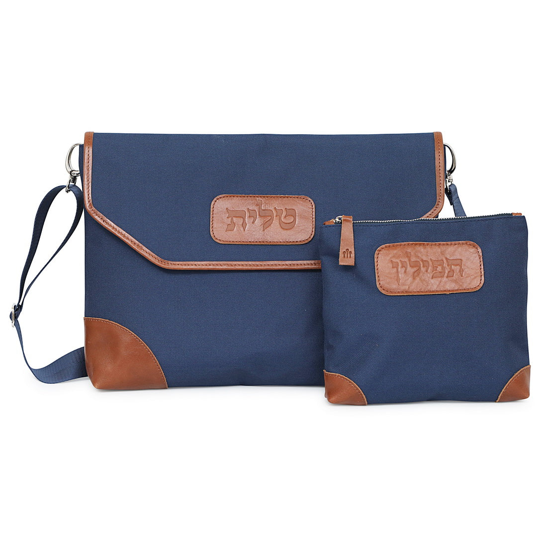 david citadel denim talit & tefillin bag