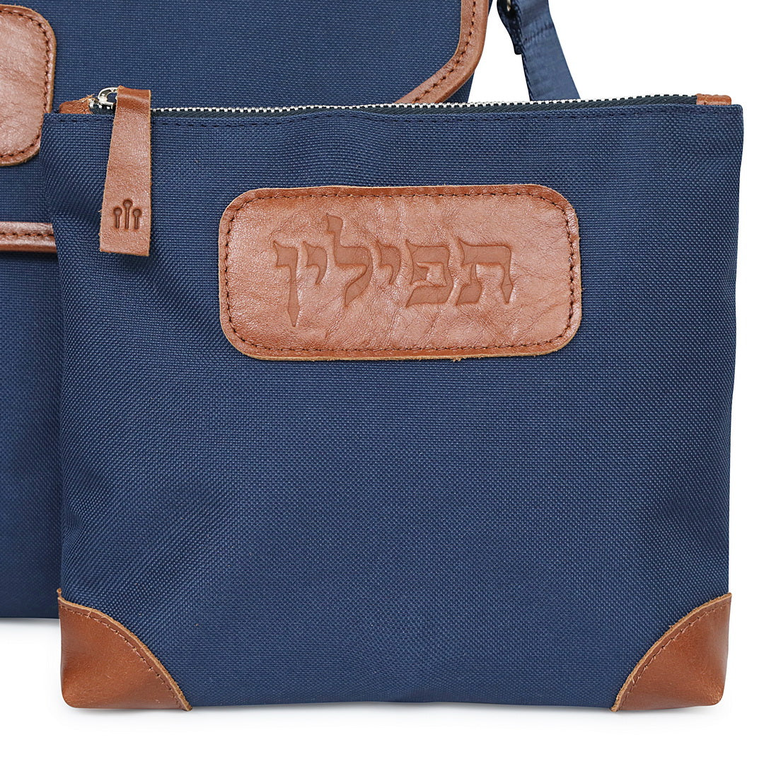 david citadel denim talit & tefillin bag