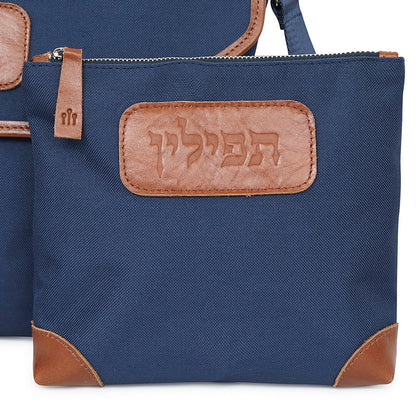 david citadel denim talit & tefillin bag