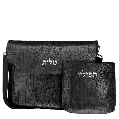 David Citadel Croco Talit & Tefillin Bag