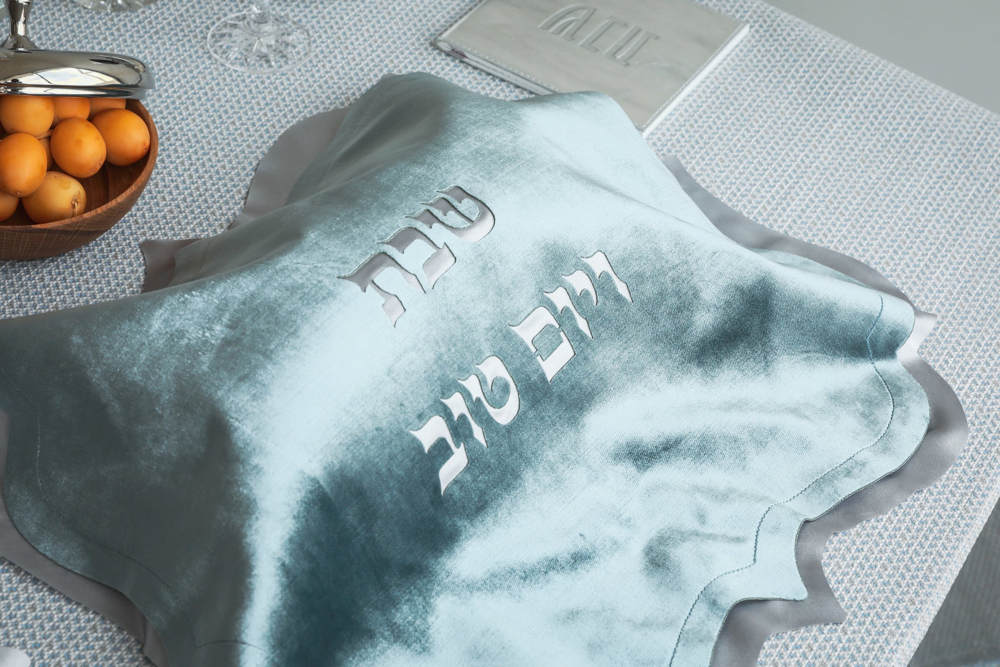 Chandelier Velvet Challah Cover