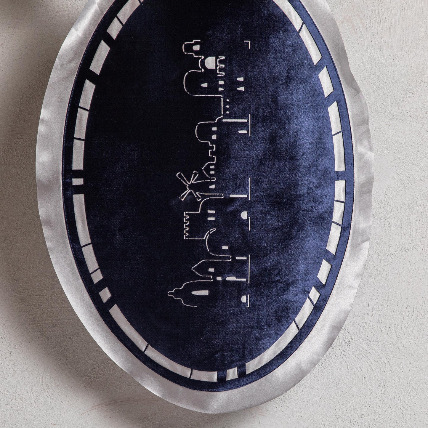 Jerusalem Velvet Challah Cover