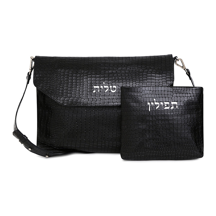 King David Leather Talit & Tefillin Bag