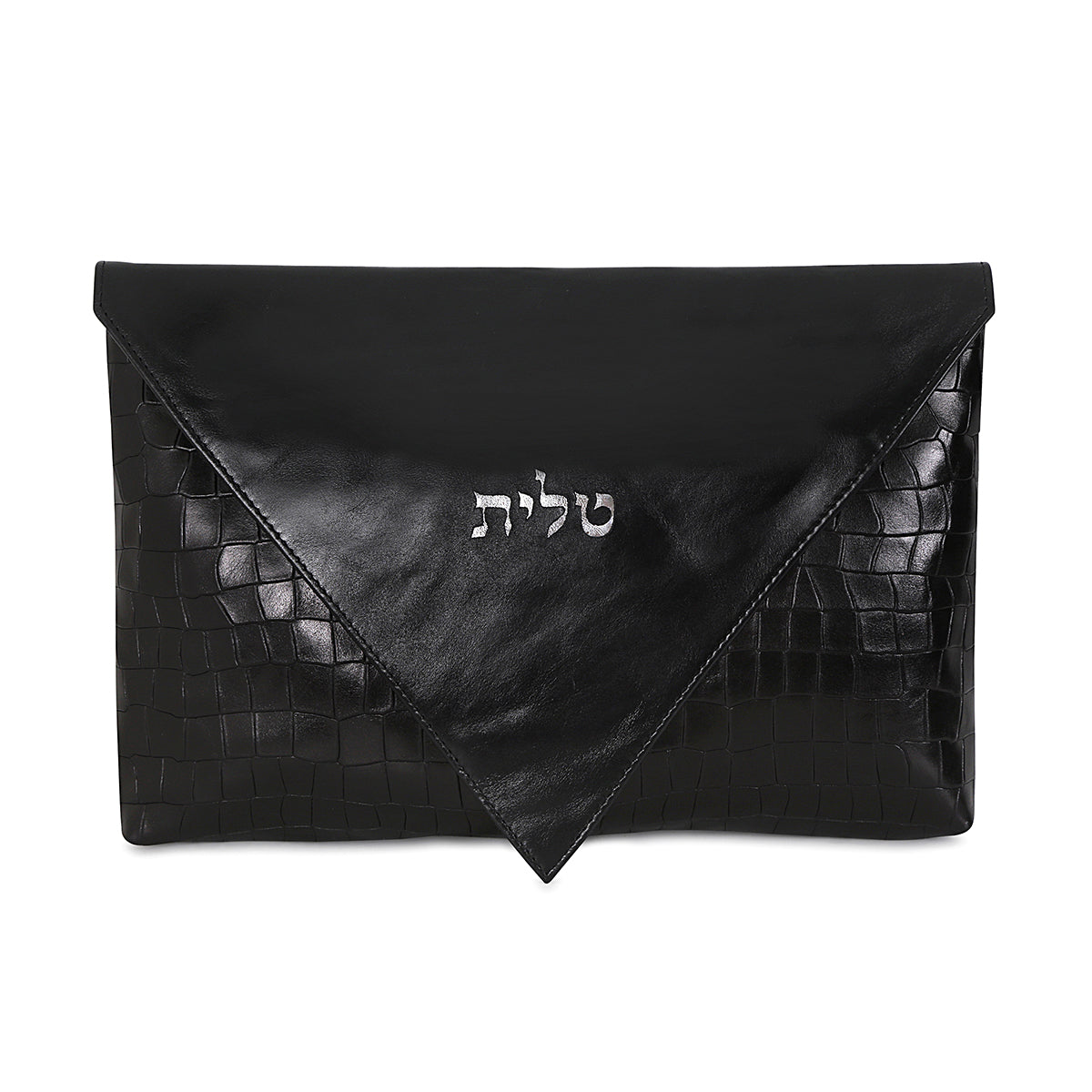 Magen david leather talit bag