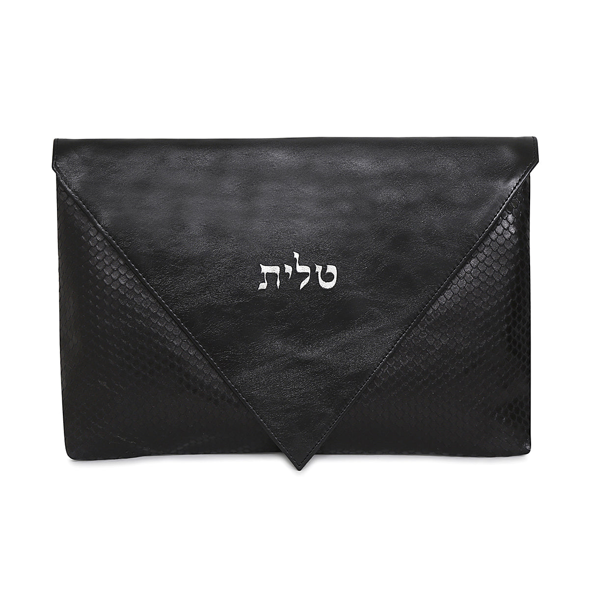 Magen david leather talit bag