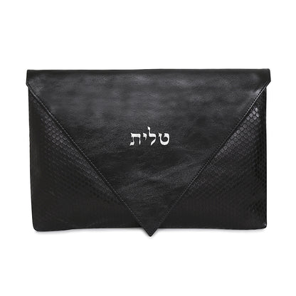 Magen david leather talit bag