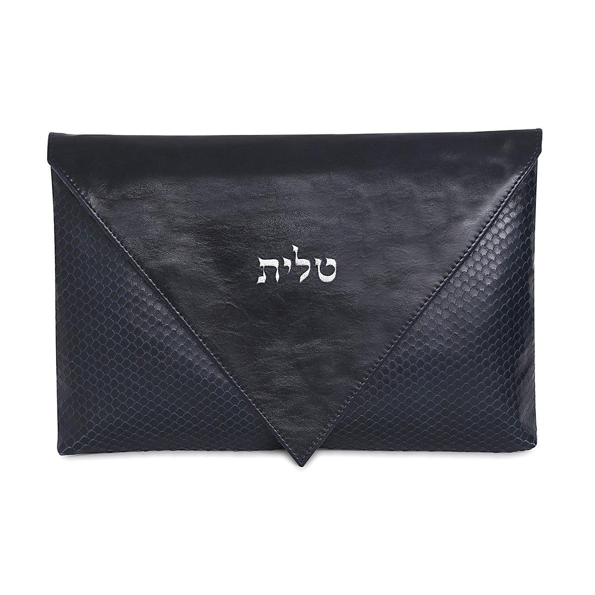 Magen david leather talit bag