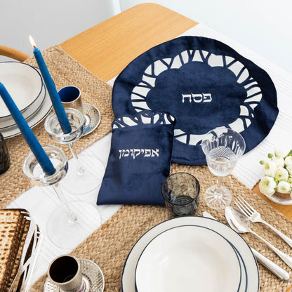 Velvet Flower Seder Set